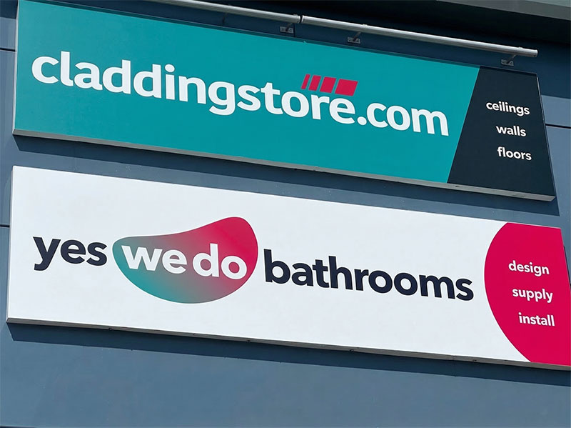 Team Valley showroom exterior — Yes We Do Bathrooms and Cladding Store
